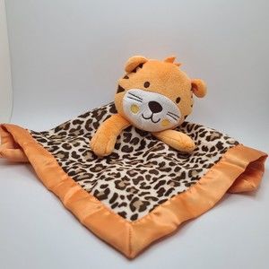 Garanimals Tiger Cat Orange Baby Security Lovey Blanket Leopard Cheetah